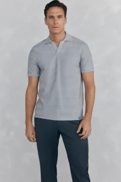 Polo estrutura jacquard