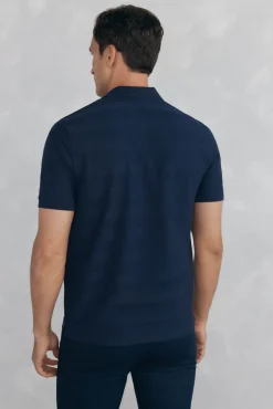 Polo estrutura jacquard