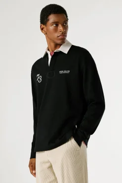 Polo manga comprida