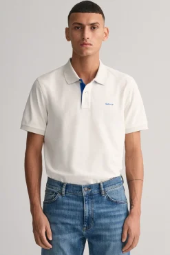 Polo piqué contrastante