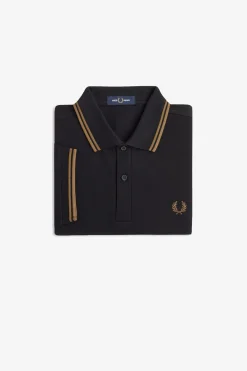 Polo piqué masculina de manga curta