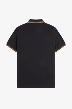 Polo piqué masculina de manga curta