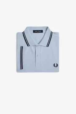 Polo piqué masculina de manga curta