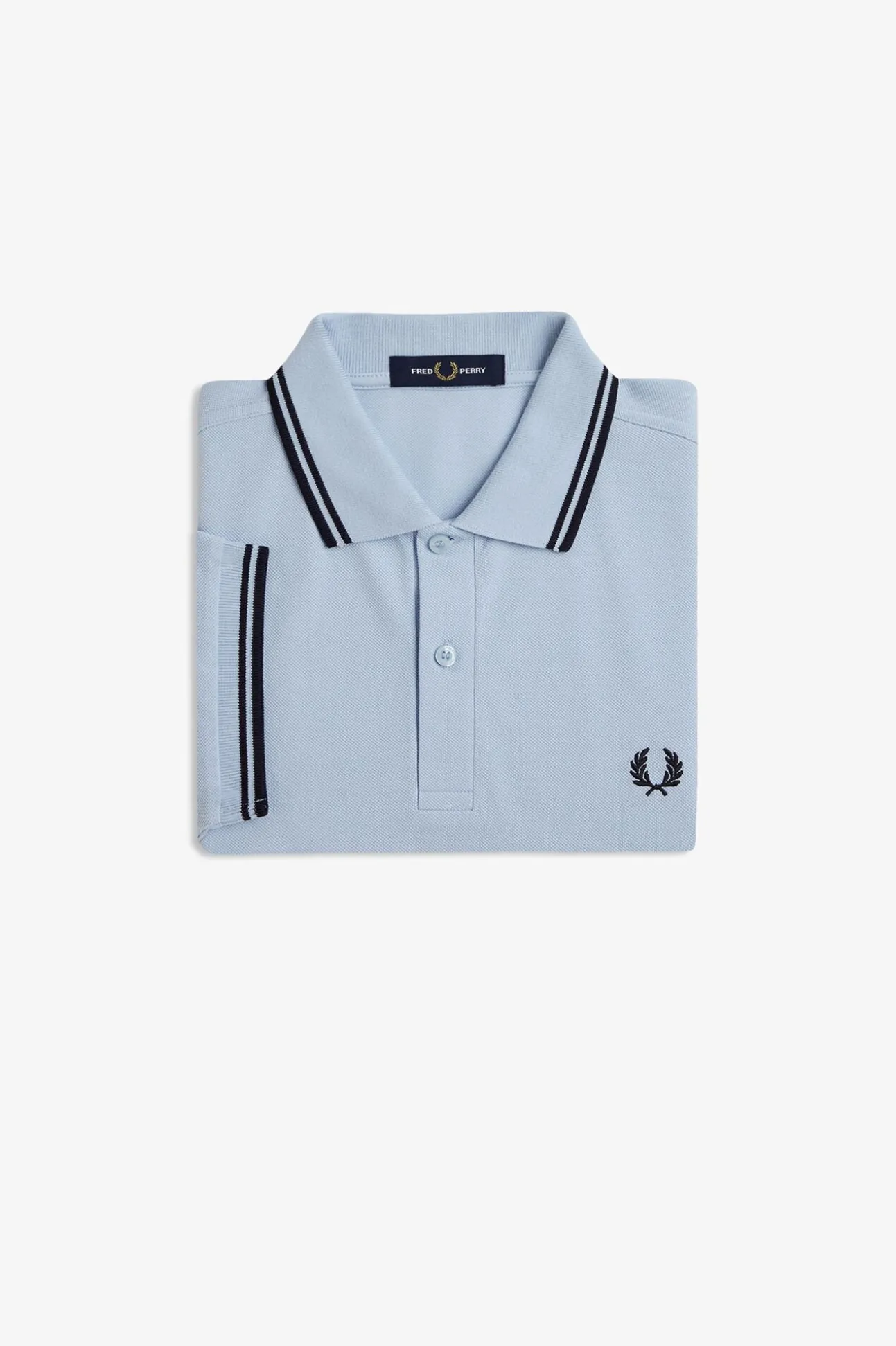 Polo piqué masculina de manga curta