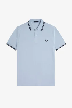 Polo piqué masculina de manga curta