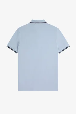 Polo piqué masculina de manga curta