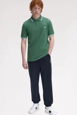 Polo piqué masculina de manga curta