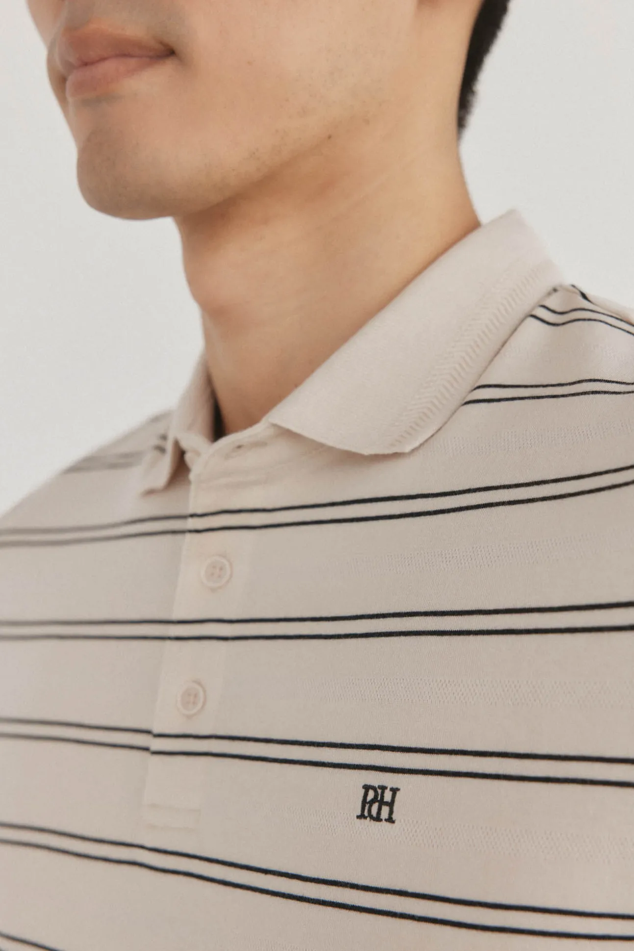 Polo às riscas