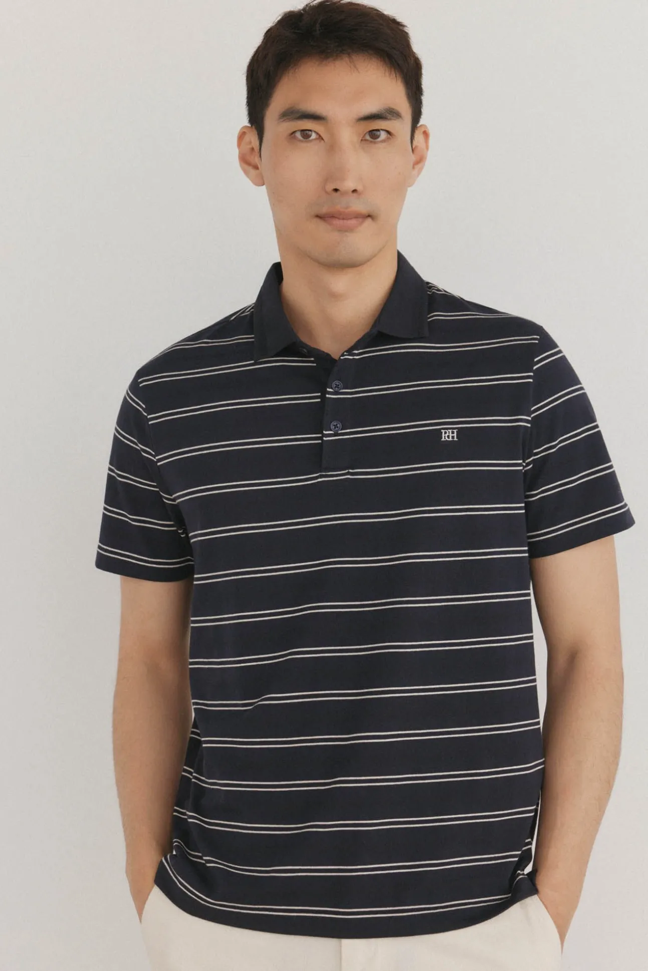Polo às riscas