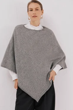 Poncho de toque suave