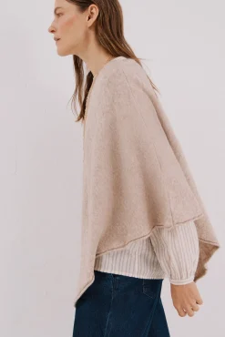 Poncho de toque suave