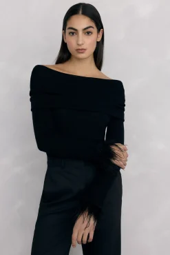 Punho de jersey de penas