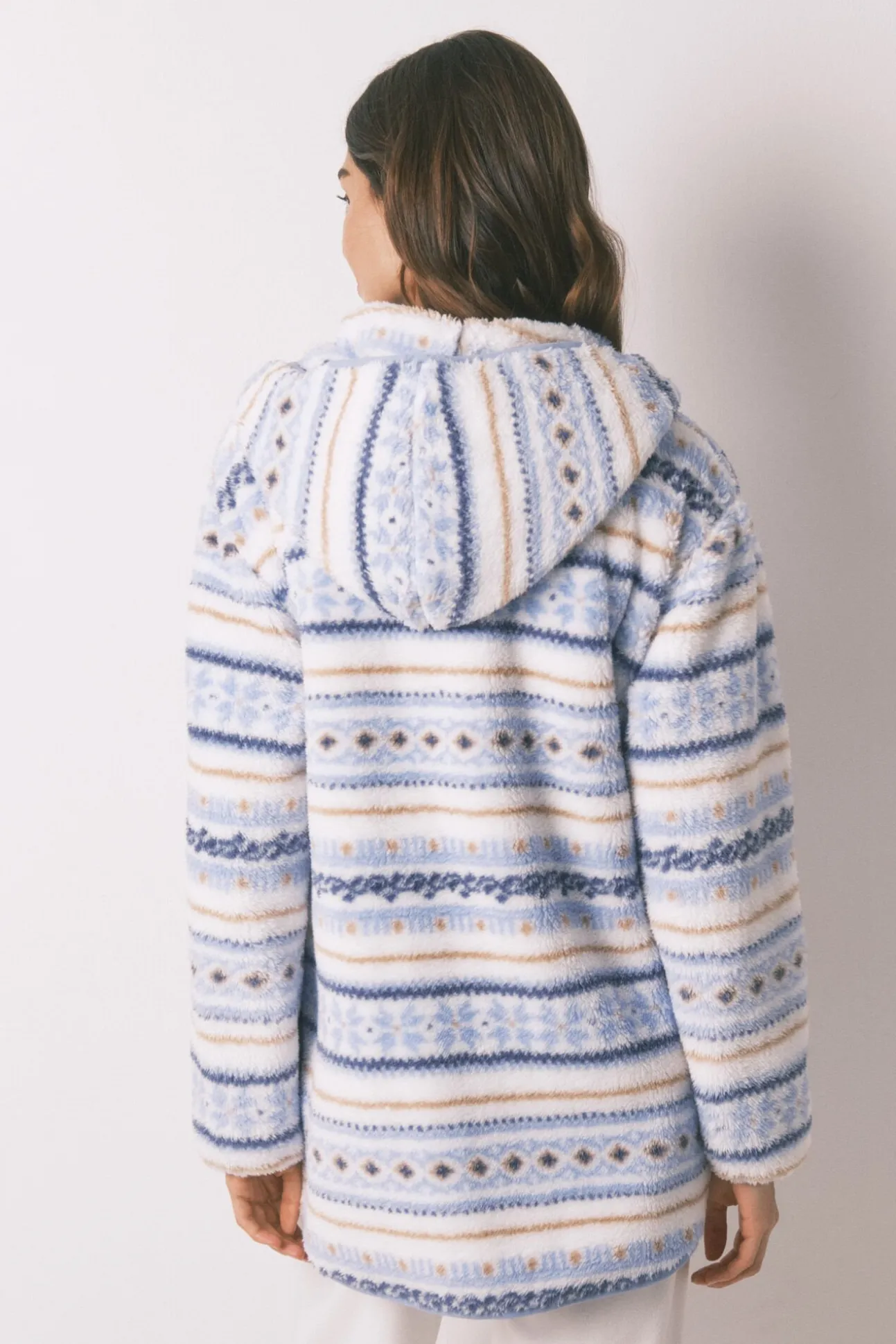 Robe com capuz e bordas do Snoopy