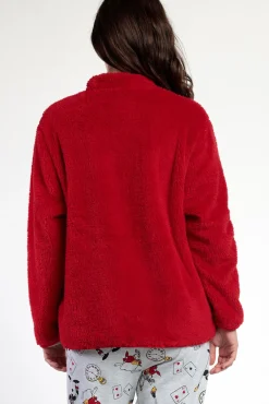 Robe curta borrego Alicia Wonderland para mulher