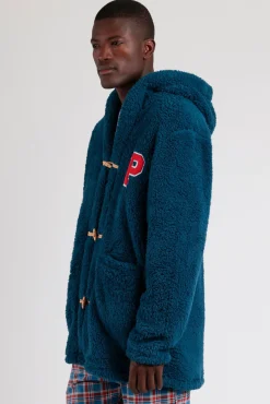 Robe curta borrego Paddington para homem