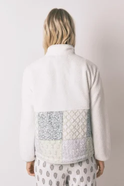 Robe de pelo com patchwork