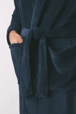Robe midi polar azul masculino