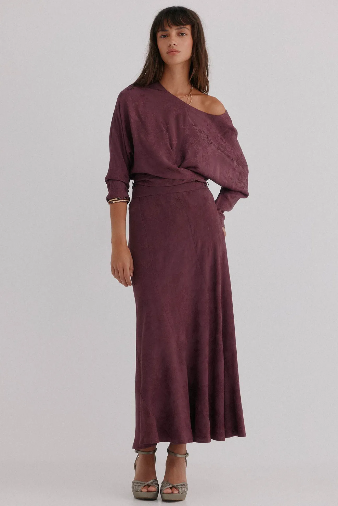 Romina. Saia jacquard