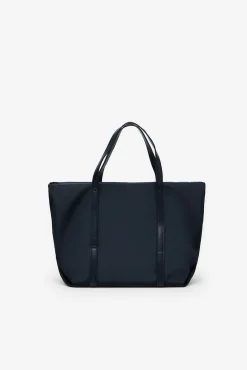 Sacola de compras em nylon com logo pq