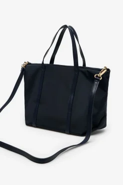 Sacola de compras em nylon com logo pq