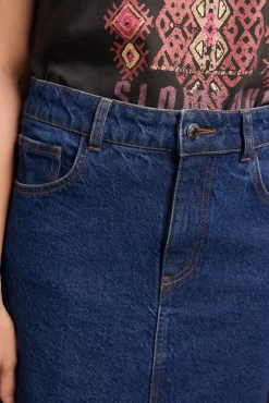 Saia Comprida Denim