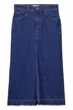 Saia Comprida Denim