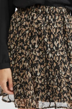 Saia curta estampada