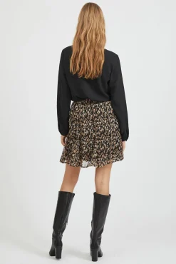 Saia curta estampada