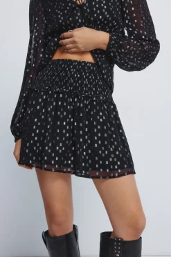 Saia de lurex