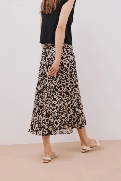 Saia roda estampada