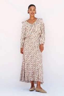 Saia roda estampada