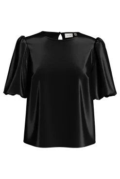 Satin sleeve blouse