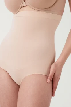 Shaping-Slip in Nude mit hohem Bund. SPANX