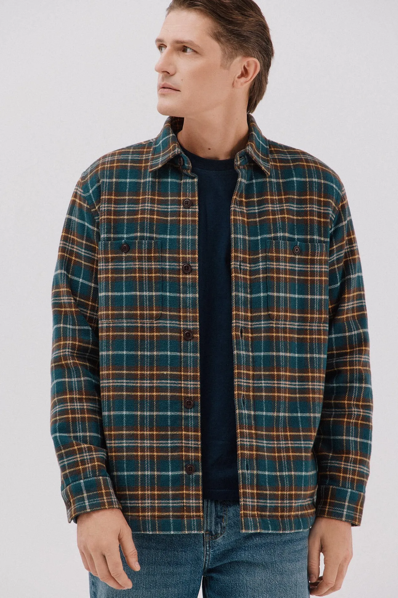 Sobrecamisa acolchoada