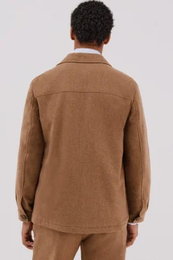 Sobrecamisa de lã de camelo