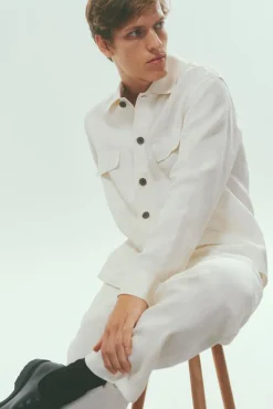 Sobrecamisa de linho