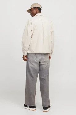 Sobrecamisa de sarja corte amplo