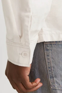 Sobrecamisa de sarja corte amplo