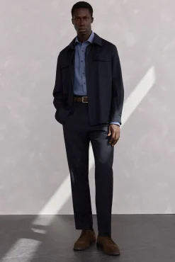 Sobrecamisa de terno de lã