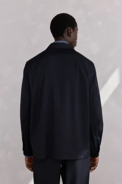 Sobrecamisa de terno de lã