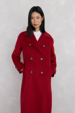 Sobretudo longo de dois trench