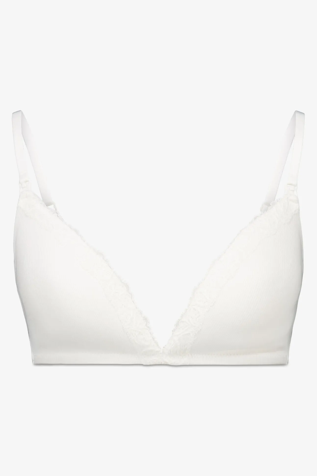 Soutien branco canelado CHARMING para maternity