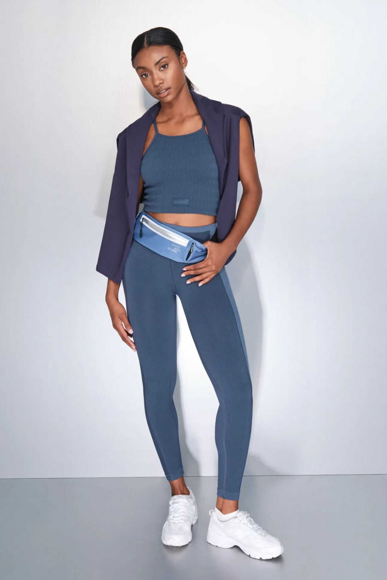 Soutien desportivo azul Smock SEAMLES COMFORT