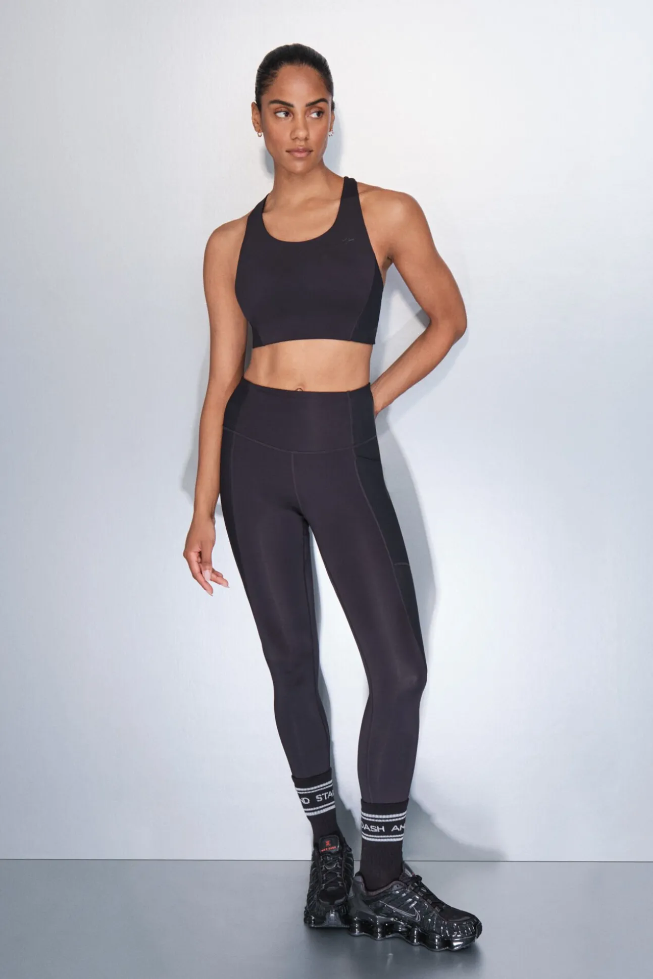 Soutien desportivo preto 4D Stretch