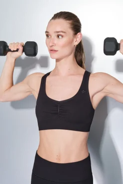 Soutien desportivo preto SEAMLESS FIT