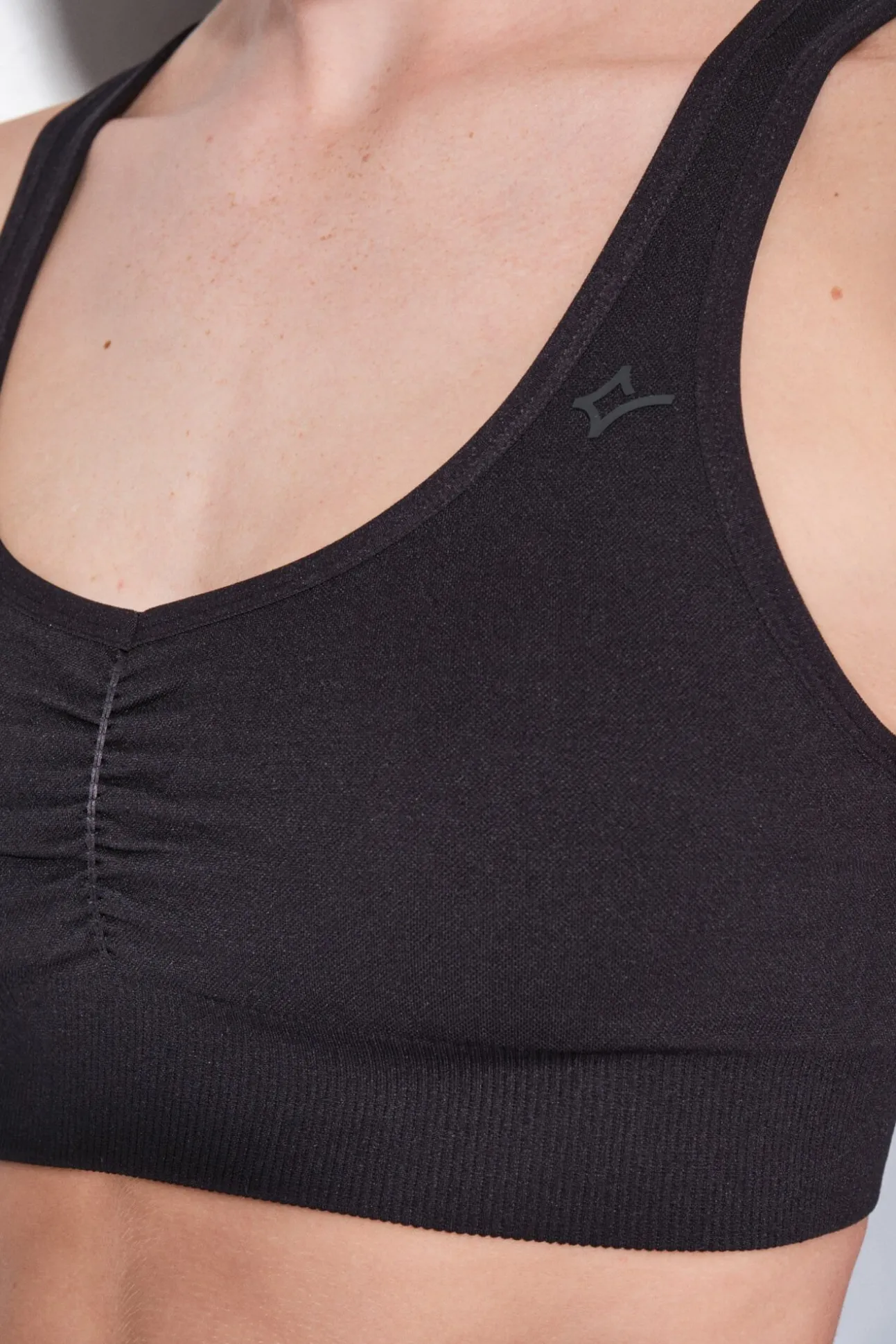 Soutien desportivo preto SEAMLESS FIT