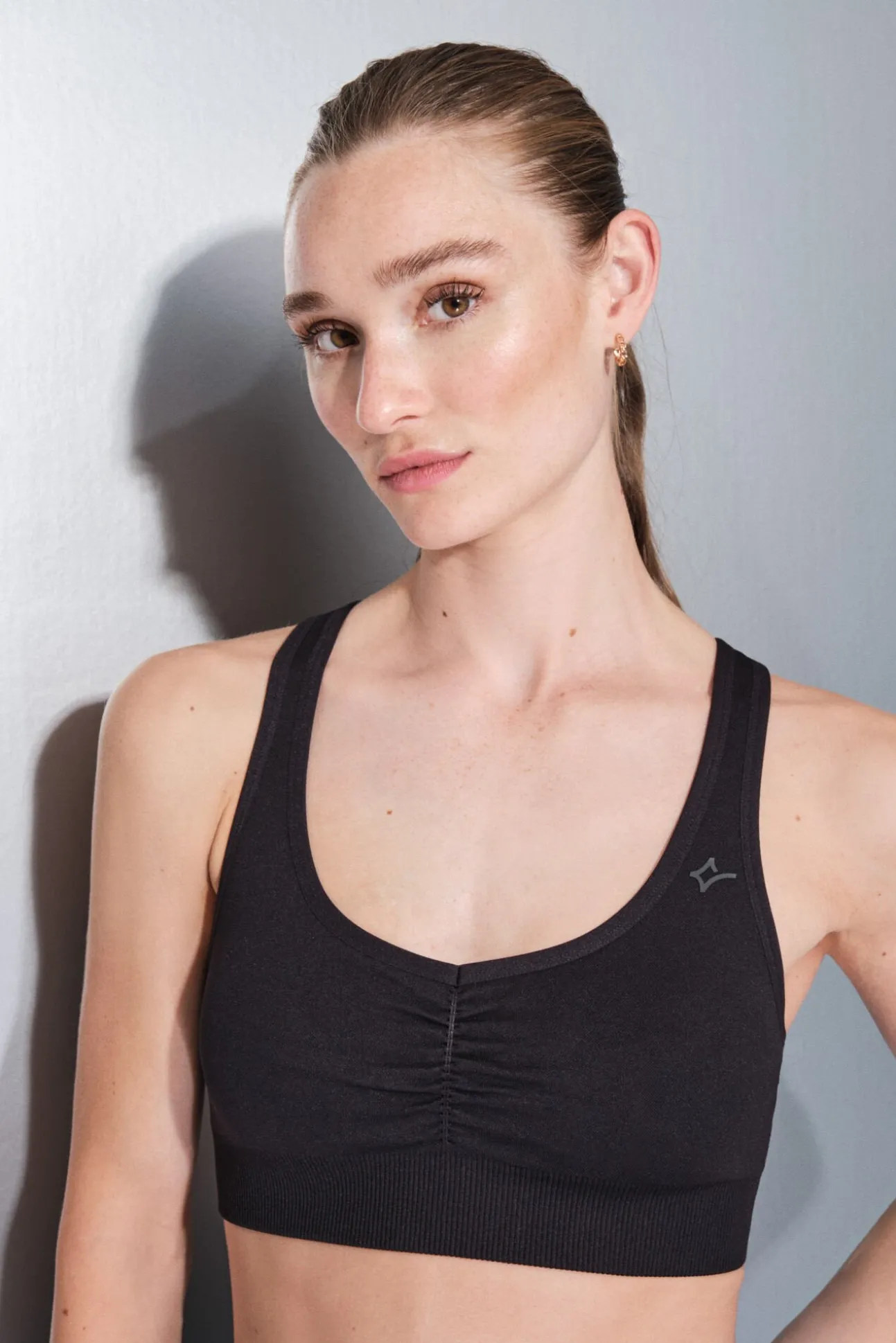 Soutien desportivo preto SEAMLESS FIT