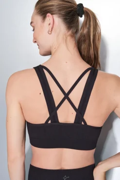 Soutien desportivo preto SEAMLESS FIT
