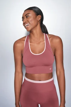 Soutien desportivo rosa SEAMLESS COMFORT