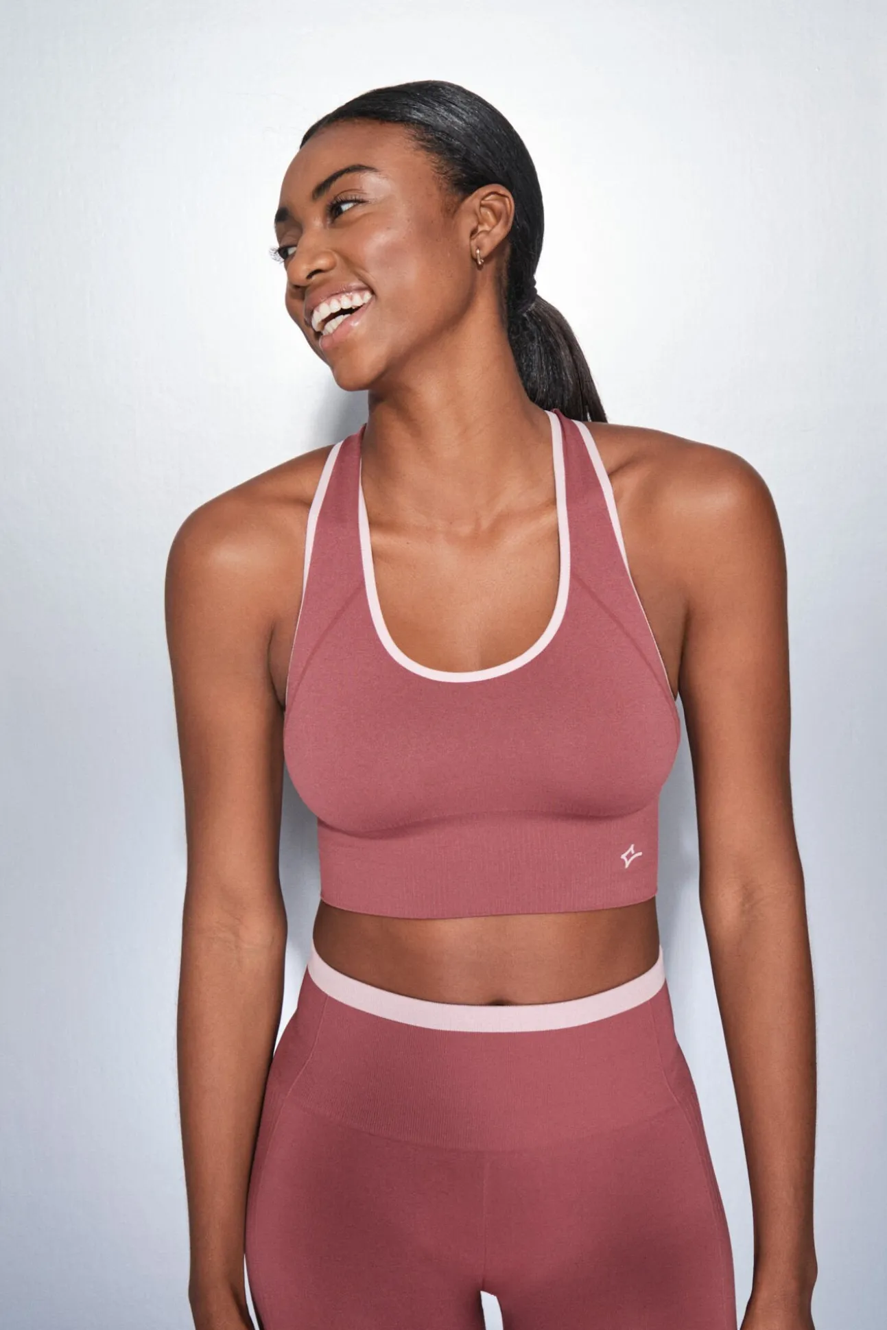 Soutien desportivo rosa SEAMLESS COMFORT